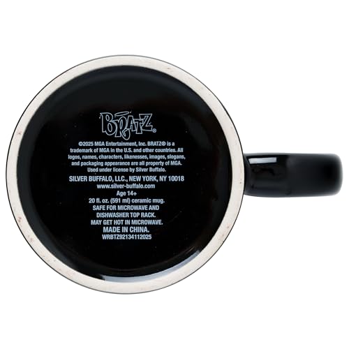 Taza cerámica Silver Buffalo 20oz con logo Bratz miniatura 5