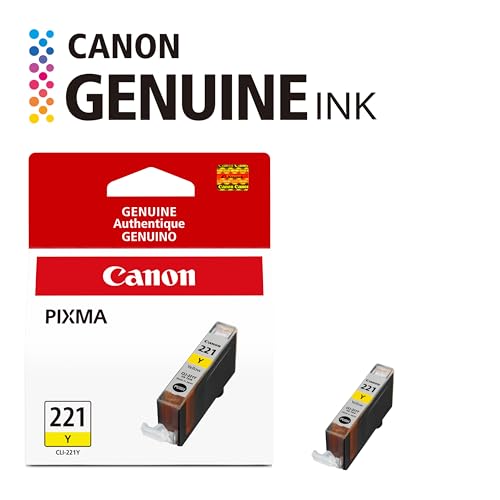 Canon CLI-221 Genuine Yellow Ink Tank, Compatible with MP980, MP560, MP620, MP640, MP990, MX860, MX870, iP4600, iP3600, and iP4700 Printers - image 8