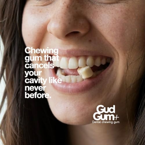 Gud Gum Remineralizing Gum, Natural Mellow Mint, 2 Pack - Image 3