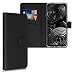 Produktbild kwmobile Hülle kompatibel mit Honor 9X (EU-Version) - Kunstleder Wallet Case mit Kartenfächern Stand in Schwarz