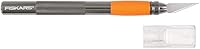 Vista 2 de Fiskars Exacto, cuchillo de precisión para manualidades, hoja multiusos con cubierta protectora, acero y 196010-1006 hojas número 11 estándar, 5