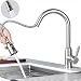 Produktbild ARCORA Wasserhahn Ausziehbar Küche Küchenarmatur 360° Schwenkbar Armatur Retro mit 3 Strahlarten Brause Mischbatterie Spültischarmatur Nickel Gebürstetes