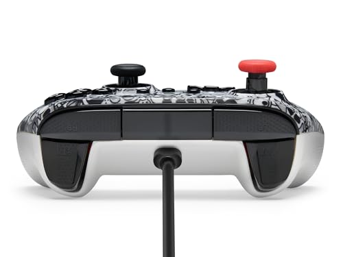 Image of PowerA Advantage Plus Wired Controller for Xbox Series X|S - Sketch Riot, officially licensed, adjustable height thumbsticks, hall effect, mappable buttons, works with Xbox One and Windows 10 /11 PC (Amazon Exclusive)