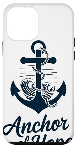 Carcasa para iPhone 12 mini Ancla De Esperanza Inspiración Náutica