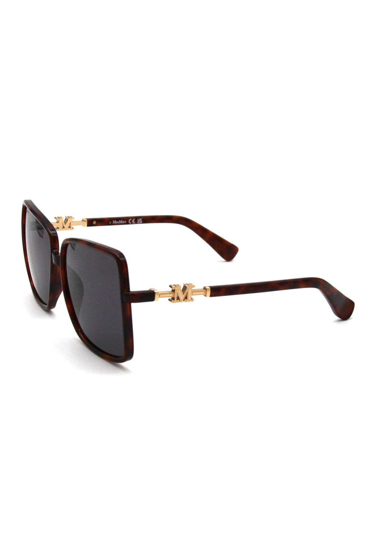 Maxmara Marka MM 0064H 52A Bayan KEMİK,KARE,KAHVERENGİ Çerçeve,58 Ekartman