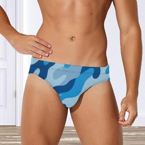 Men's Low Rise Swim Briefs Bulge Swim Trunks4