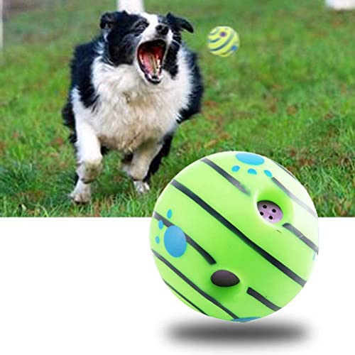 KINGGOO Balle de Sonnerie pour Chien en Silicone élastique Cover