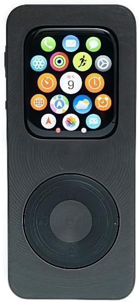 Apple Watch Retro Gaming Protective Case, Digital Crown Cover for iWatch Series SE/5/6/7/8/9/10, White/Black/Green (Black, 44MM)