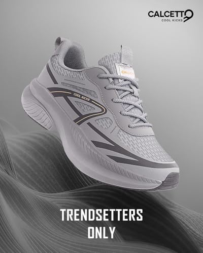 Image of Calcetto Men's CLT-1026 Lifestyle Shoes | Extra Comfort & Lightweight with Chunky Sole | Stylish Lace-Up Footwear