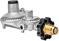 onlyfire Horizontal Two Stage Propane Regulator with POL Connection and 3/8" Female NPT Fitting