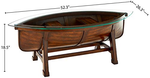 Magnussen-T2214-Beaufort-Wood-Oval-Cocktail-Table Magnussen T2214 Beaufort Wood Oval Cocktail Table