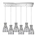 ELK Lighting Strata Collection 6 light chandelier in Polished Chrome 46107/6RC