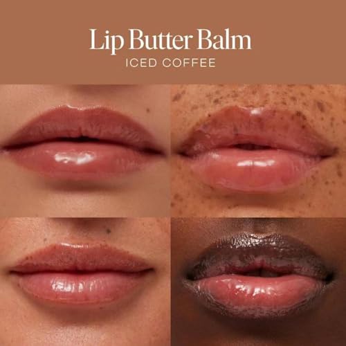 Image of Summer Fridays Tinted Lip Butter Balm - Conditioning Vegan Lip Balm for Instant Moisture, Shine & Hydration - Sheer-Tinted, Soothing Skincare - Iced Coffee (.5 Oz)