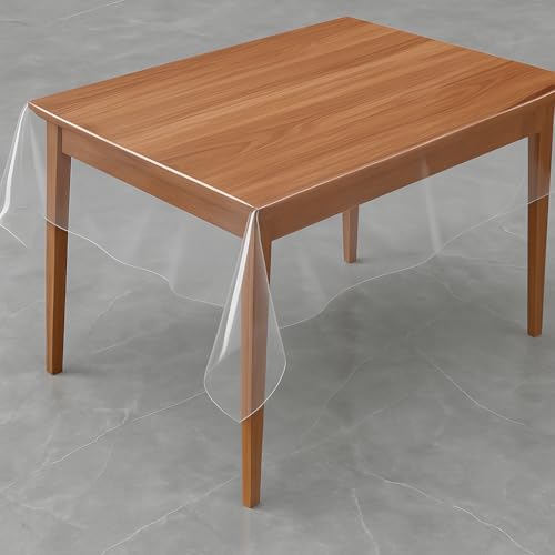 Protège-table transparent anti-rayure pour préserver vos meubles en bois