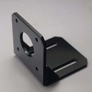 Davitu Stepper Motor - SWMAKER 42 stepper Motor fixed bracket holder strengthen steel black color motor cabinet/base / frame 3mm thick