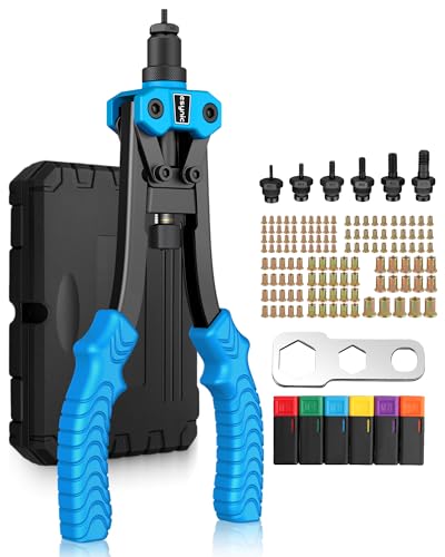 Alta Efficienza e Risparmio Energetico: Con Una Lunghezza di 12 Pollici 305mm, Braccio Spesso 3mm e Manici Ergonomici Che Consentono di Risparmiare il 40% dello Sforzo Rispetto agli Strumenti per Dadi Rivettati Normali