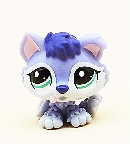 ZAD Siberian Husky 1018 (Purple, Green Eyes) LPSs Children Toys