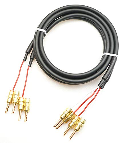 ACOUSTIC REVIVE SPC-REFERENCE-tripleC 燐青銅製 非メッキ バナナプラグ付 スピーカーケーブル 2本セット (1.5m)