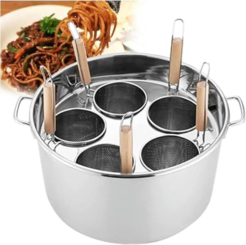 Pasta Pots Cooker Set with Insert Strainer Basket Home Kitchen Stock Restaurant Steamer Cooking Cookware
