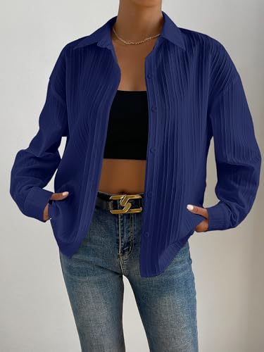 Image of GRECIILOOKS Shirt for Women | Women Shirt | Long Shirt for Women | Shirt Tops for Women | Oversized Shirt for Women