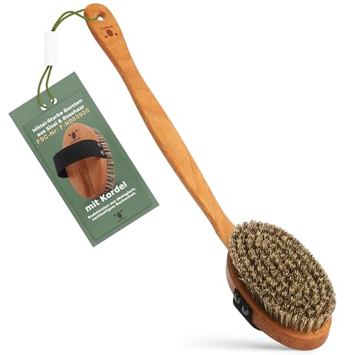 Spazzola Per WC Classica Senza Supporto - 33,5cm Con Gancio Per Appendere - Design Bianco Minimalista - Foto 8