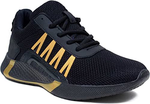 Image of Trendy Running Shoes for Men Sneakers for Men (Color- Black-04) Size-6(13) C
