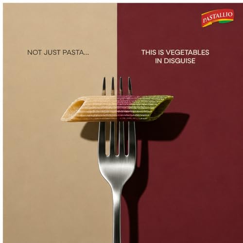 Image of Pastallio Beetroot Spinach Penne Pasta | No Colors | 400g (200g x 2)