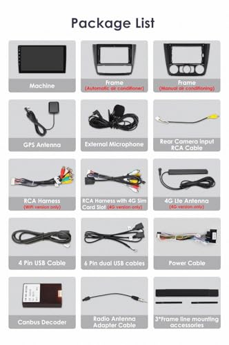 Autoradio 2 DIN BMW Serie 1 E87 E81 con pantalla táctil Bluetooth Mirror Link y GPS 7