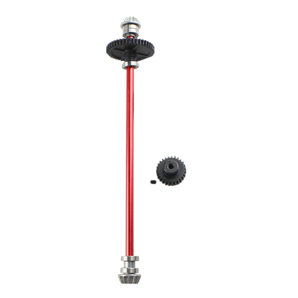 Differential Gear Center Drive Shaft for WLtoys 144001 RC Cars Parts Red-image-11