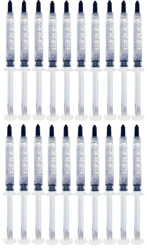 Bright White Smiles 44% Whitening Gel – 20 Syringes(3ml) – Fast-Acting Carbamide Peroxide Teeth Whitener