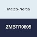 Matco-Norca ZMBTR0605 Malleable Iron Reducing Tee, 1-1/4" x 1", Black