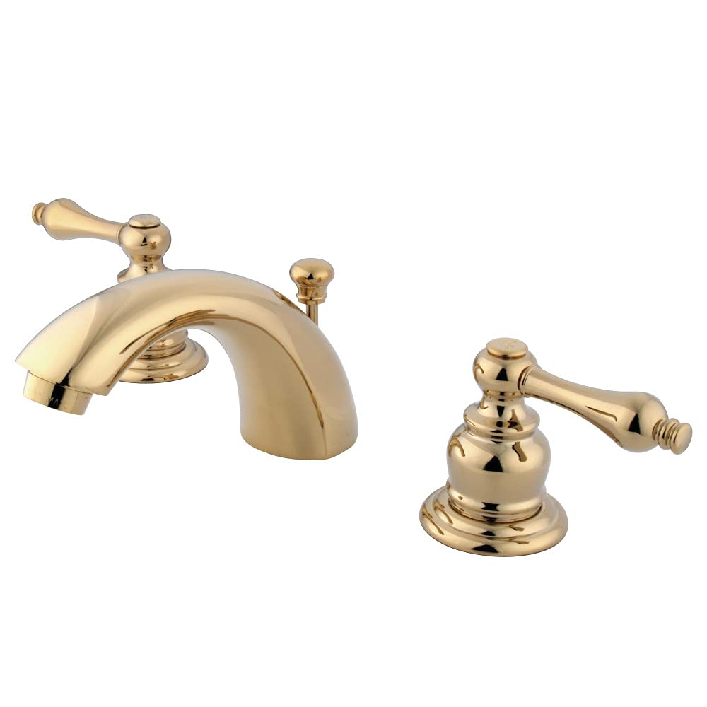 Kingston Brass GKB942AL Magellan Mini Yaygın Lavabo Bataryası Perakende Açılır, 4-7/16 inç, Cilalı Pirinç