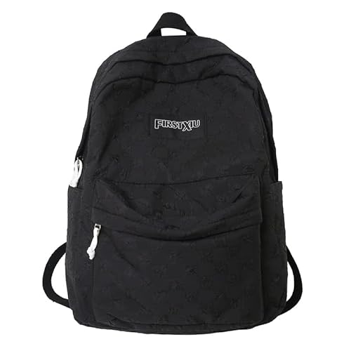 Sac à dos à carreaux léger Academia - Style patchwork - Pour ordinateur portable - Fournitures scolaires - Cadeau pour fille, D Cover