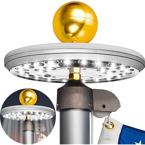 Deneve Solar Flag Pole Light Cover