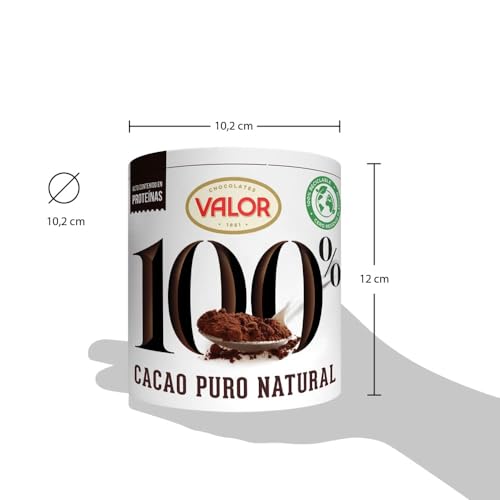 Miniatura 4 de Valor - Cacao Puro Natural 100 Soluble En Polvo. Sin Azúcares Añadidos. Sin Glúten. Intenso Sabor Y Aroma. 100 Natural. Solo Un Ingrediente - 250 Gramos