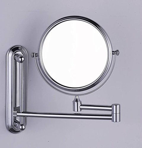 Rotatif 360 Degrés Miroir Rasage Rétractable Miroir Pliant Montage Mural Miroir Cosmétique Double Face Miroir De Salle De Bain Miroir Cosmétique,6inch Cover