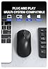Mouse Gamer Sem Fio (2.4GHz) X8 PRETO, 500mAh, DPI 1200-2400-3200, Recarregável #5