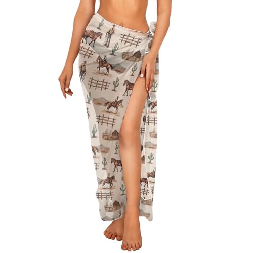 Swimsuit Coverups for Women Beach Sarong Wraps Chiffon Beach Wrap Skirt