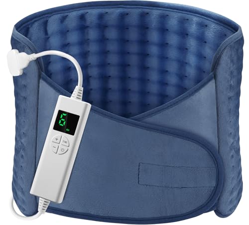 Heizkissen OneAmg 126x30cm Wärmekissen Elektrische mit 6 Temperaturstufen und Abschaltautomatik Schnelles Erhitzen Maschinenwaschbar Wärmedecke Heizdecke für Rücken Lende Bauch Schulter Blau Heizkissen OneAmg 126x30cm Wärmekissen Elektrische mit 6 Temperaturstufen und Abschaltautomatik Schnelles Erhitzen Maschinenwaschbar Wärmedecke Heizdecke für Rücken Lende Bauch Schulter Blau