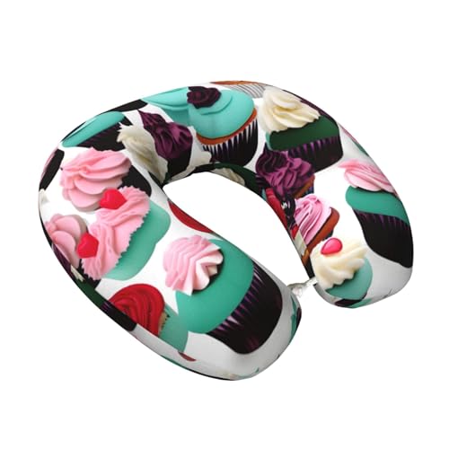 Almohada cervical de poliéster negra tamaño único miniatura 2