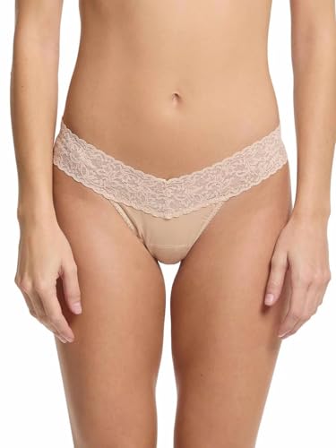 Image of hanky panky - Supima Cotton Low Rise Thongs for Women | Lacy Lingerie, Cotton Panties | 3 or 5 pack