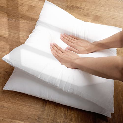 Fixwal 16X16 Inches Outdoor Pillow Inserts Set Of 2, Waterproof Decorative Throw Pillows Insert, Square Pillow Forms For Patio thumb #3