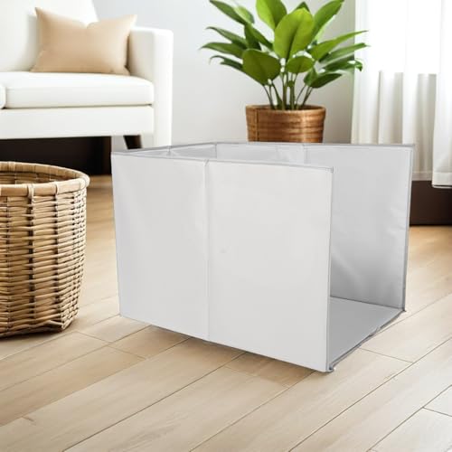 Barrière de bac à litière pour chat pliable Veemoon 62x43 cm