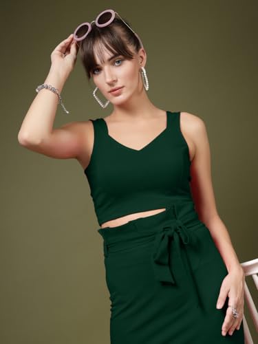 Image of OOMPH! Stretchable Sleeveless Crop Top
