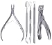 G4 Vision Acrylic Nail Clipper, Acrylic Nail Cutter Fake Nail Clippers False Artificial Nail Clipper Tip Trimmer Art Manicure Tools (Combo 01)