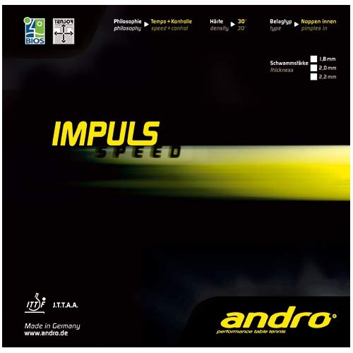 ANDRO Okładzina Impuls Speed Option 2,2 mm, czarna