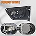 YEQSHNG Halogen Type Inner Tail light Assembly Compatible with 2017-2024 Jeep Compass Tail Lamp Left Driver Side CH2802115 55112837AB