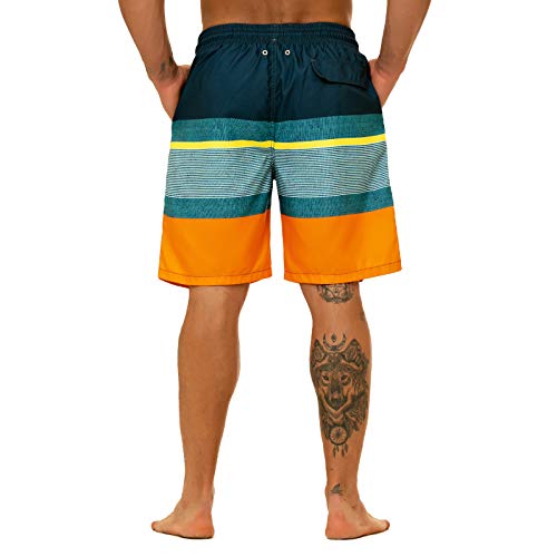 Image of KAILUA SURF Mens Swim Trunks Long, Quick Dry Mens Boardshorts, 9 Inches Inseam Mens Bathing Suits with Mesh Lining