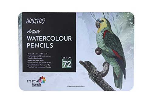 The Ultimate Toolkit Guide for Artists 117 BRUSTRO Artists Watercolour Pencils | Set of 72 Colors in Elegant...