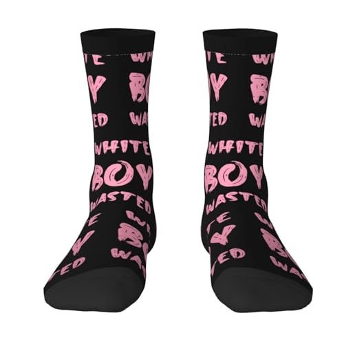 Kangweida White Boy Wasted Comfortable Stylish Socks Breathable Durable Perfect Fashionable Socks